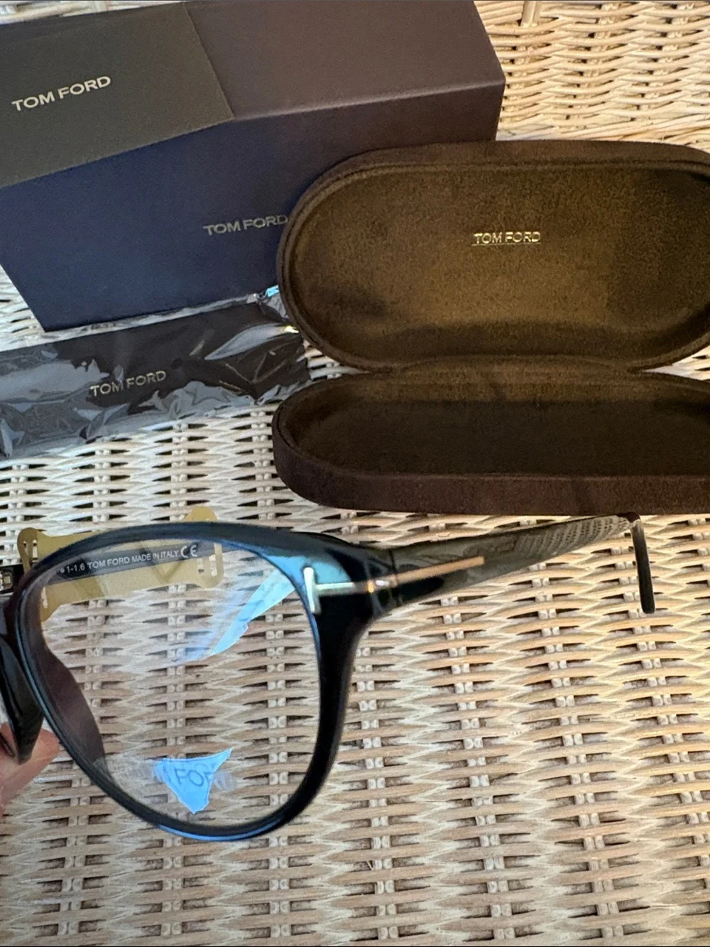 Tom Ford Women’s Black Glasses with Branded Case